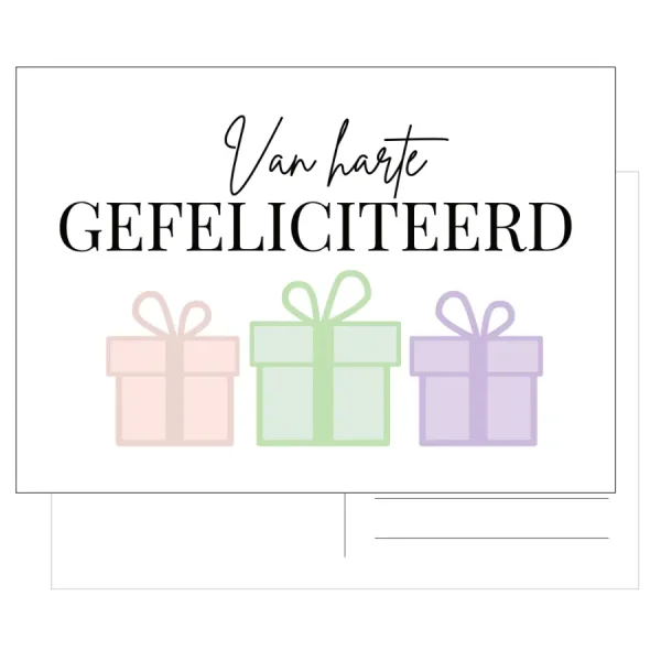 Van harte gefeliciteerd cadeautjes