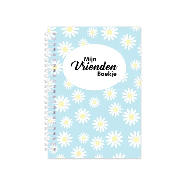 Vriendenboekje voor volwassenen blauw