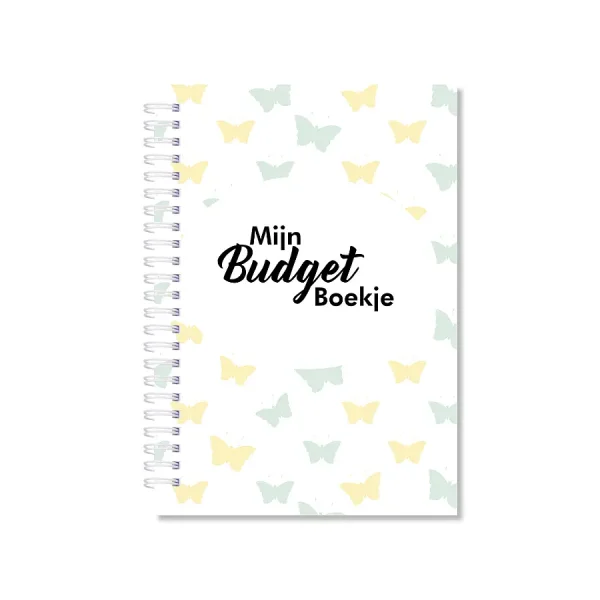 Budget boekje patroon vlinders