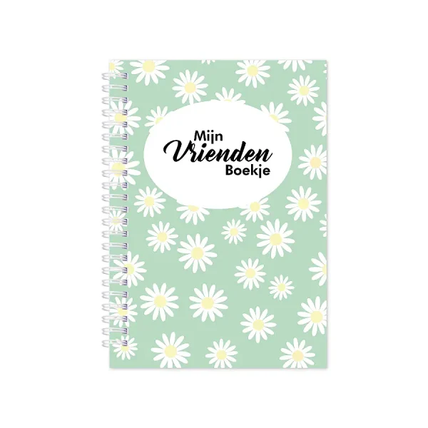 Vriendenboekje voor volwassenen groen